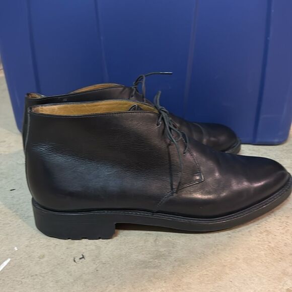 Giorgio Armani Leather Chelsea Ankle Boots Size‎ 10 B67 main image 4